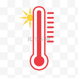 高温预警预防中暑png图片