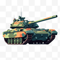 坦克图片_坦克火炮元素立体免抠图案
