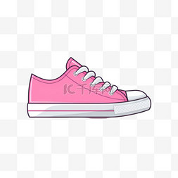 粉色鞋子图片_粉色鞋子元素立体免抠图案