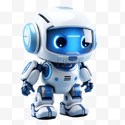 智能机器人机器人图片_智能机器人元素立体免抠图案