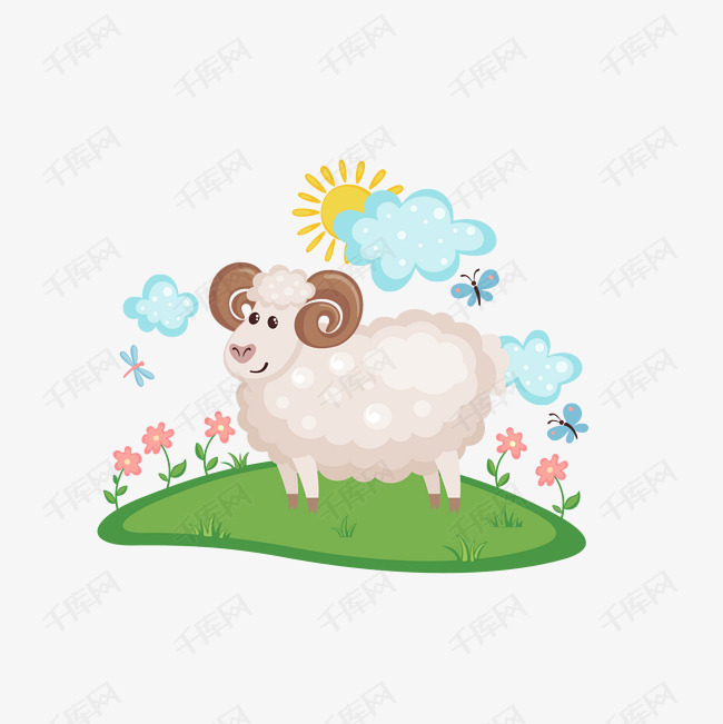 卡通羊png下载的素材免抠卡通羊动物卡通动物小动物可爱动物