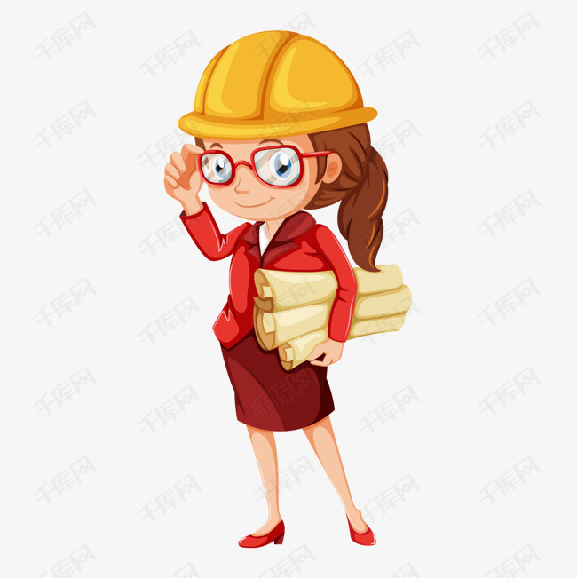 卡通建造师png下载