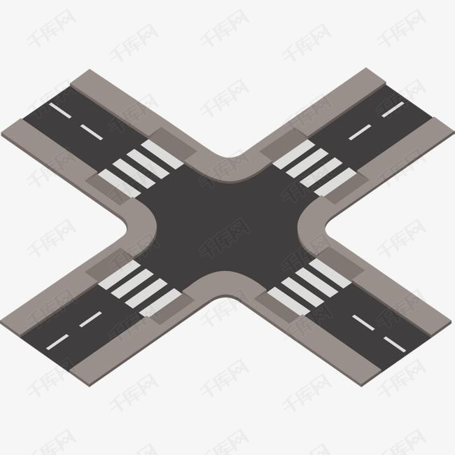 公路十字交叉路口