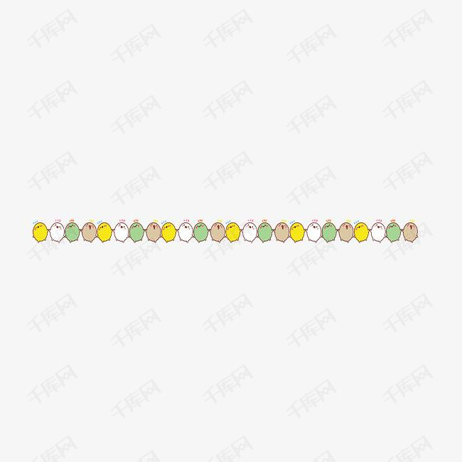 分割线新年  卡通分割线  可爱分割