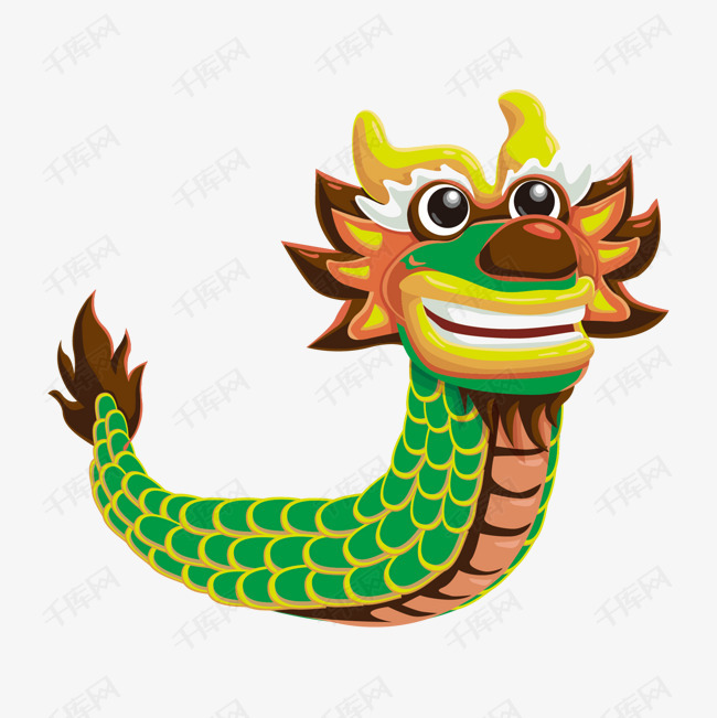 卡通手绘端午节龙舟下载