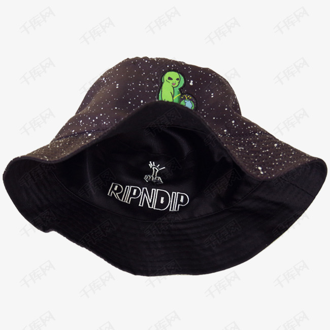 黑色刺绣花边原谅帽素材图片免费下载_高清p