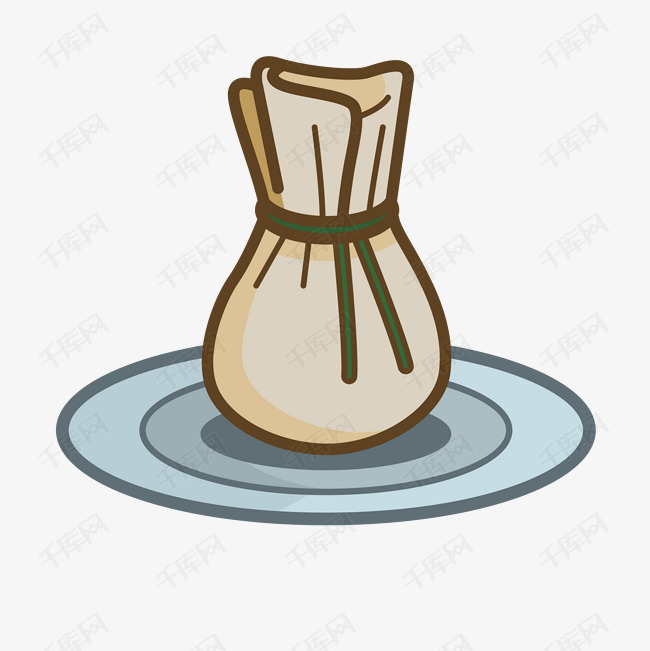 烧麦矢量插画png