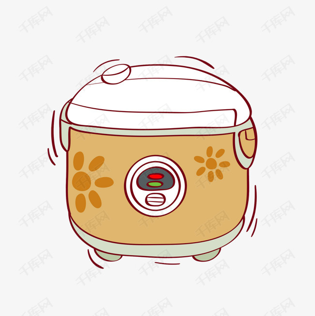 卡通电饭煲png