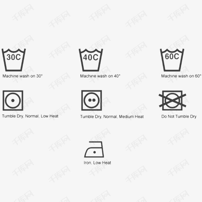 衣服洗涤标素材图片免费下载_高清psd
