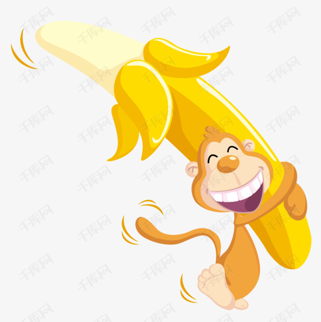 抱香蕉猜成语_香蕉卡通图片