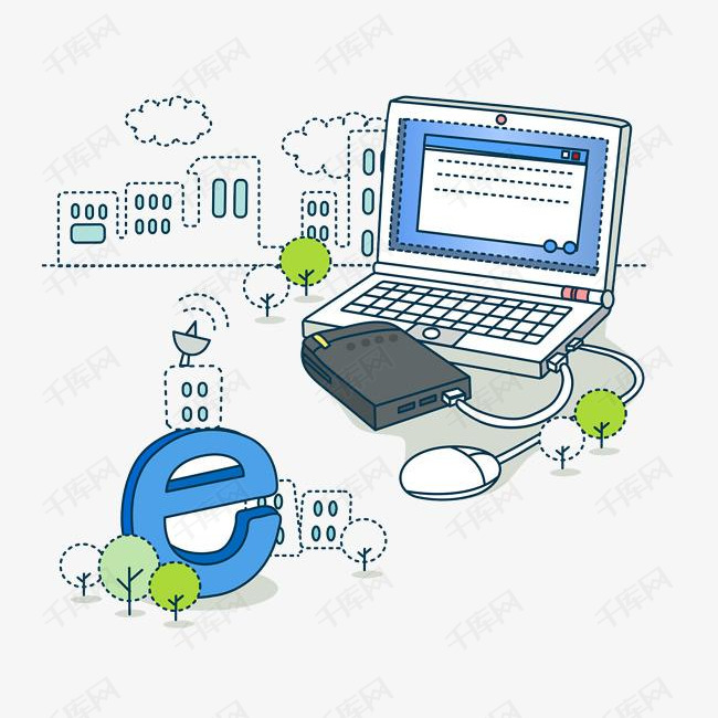 互联网科技网络信息电脑计算机png下载