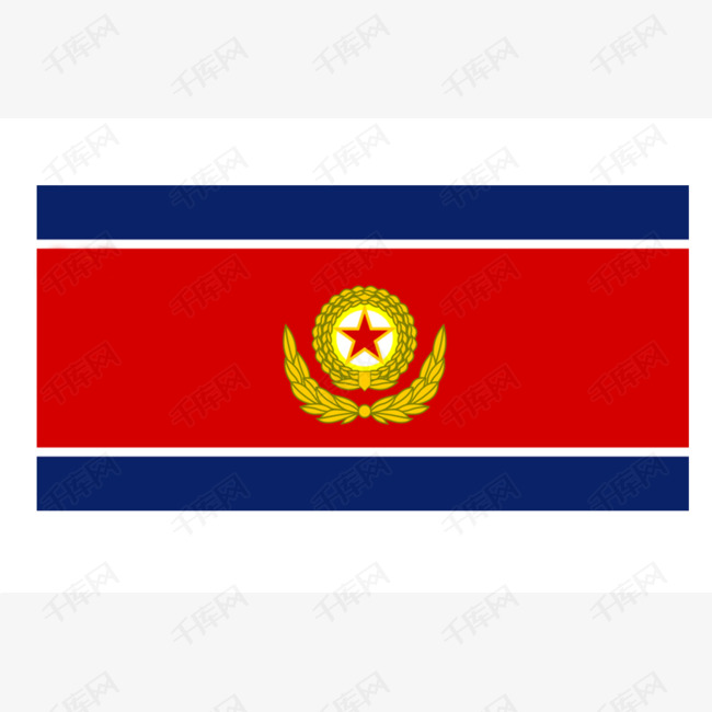 朝鲜海军军旗标志下载素材图片免费下载_高清