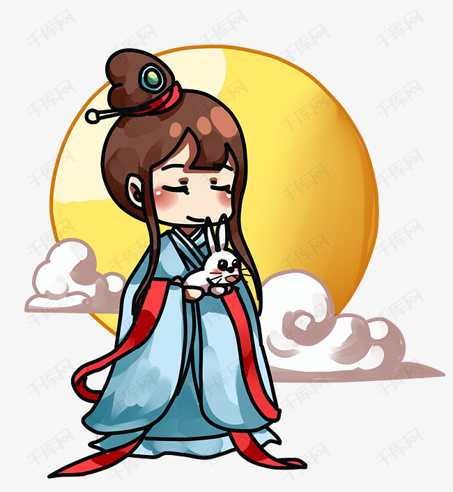 中秋节嫦娥与玉兔