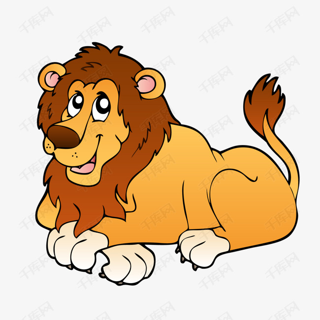 卡通狮子动物设计