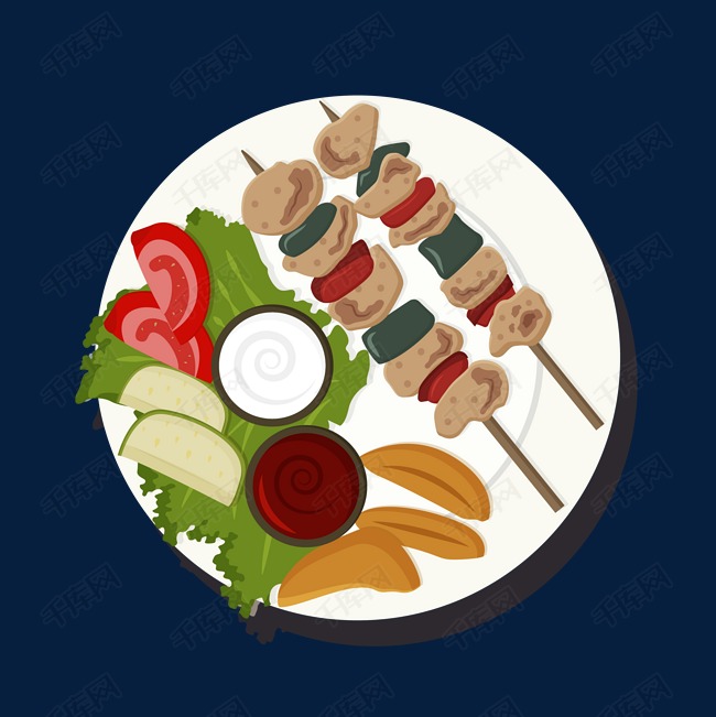 夏季夏天夜宵美味bbq烤串