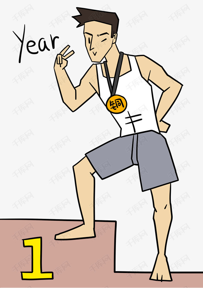 健身表情year表情包插画ch