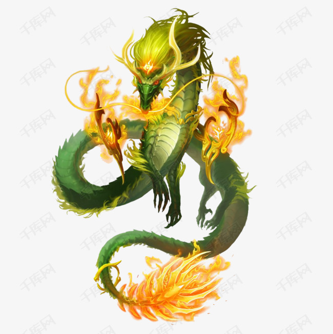 中国上古神兽青龙