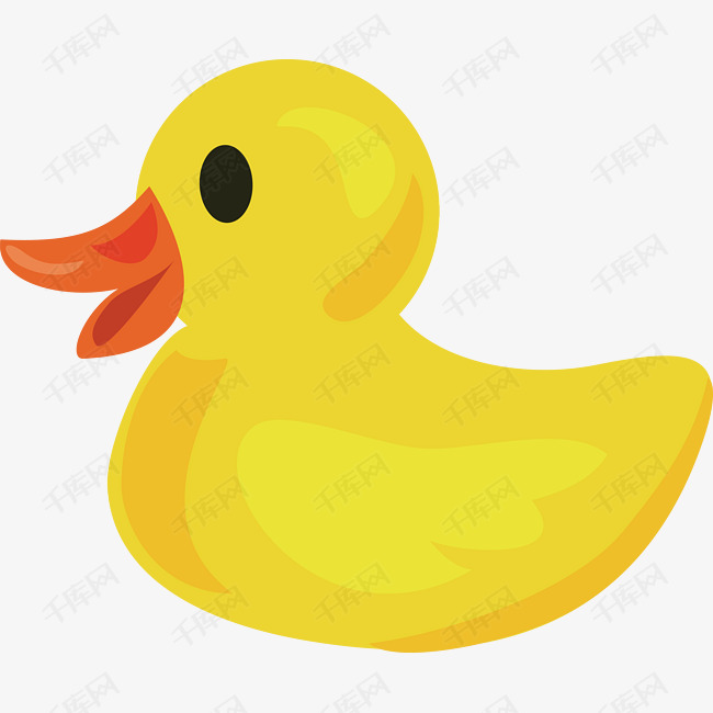 一只手绘黄色鸭子的素材免抠鸭子矢量鸭子手绘手绘鸭子一只鸭子鸭子