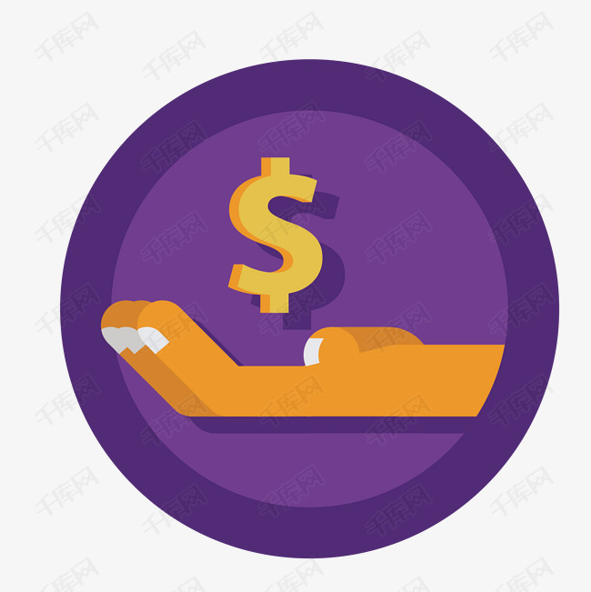 卡通资金投资分析矢量图标免抠图png