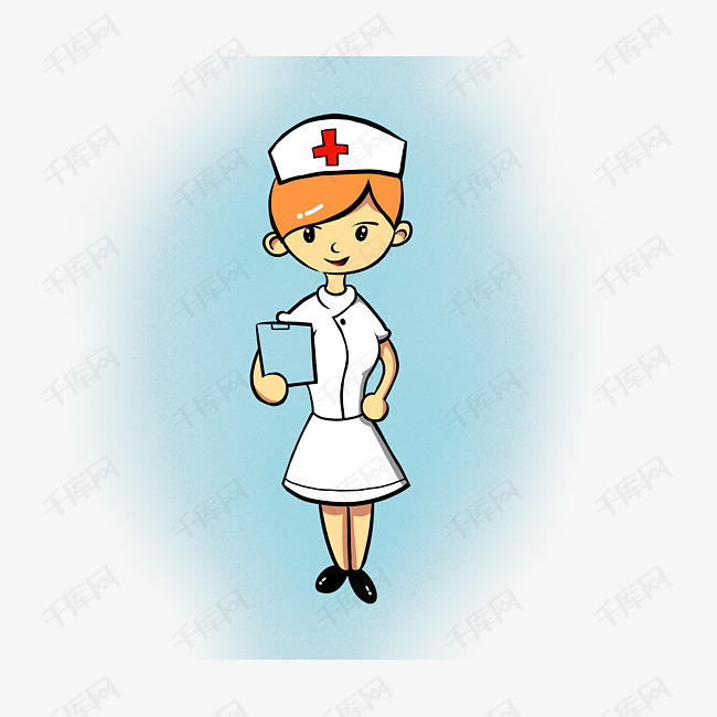 医疗小护士女护士红十字白衣天使免抠png