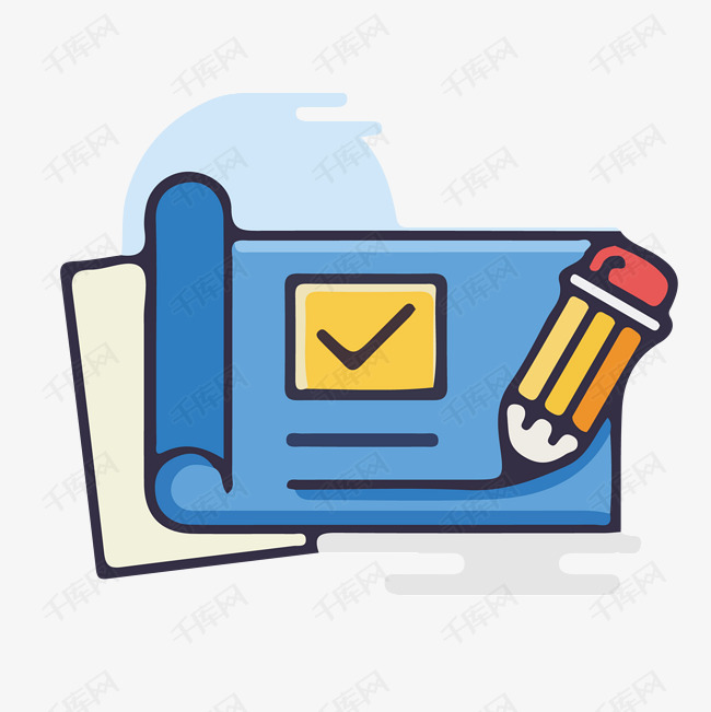 卡通扁平化笔记记录矢量图ai源文件素材图片免费下载