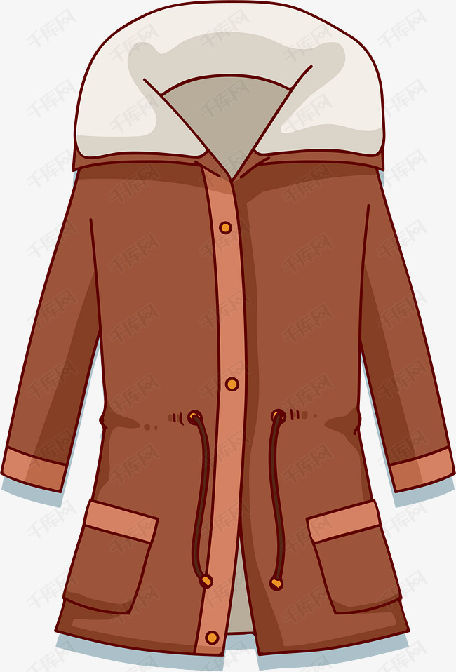 卡通棉服矢量图下载