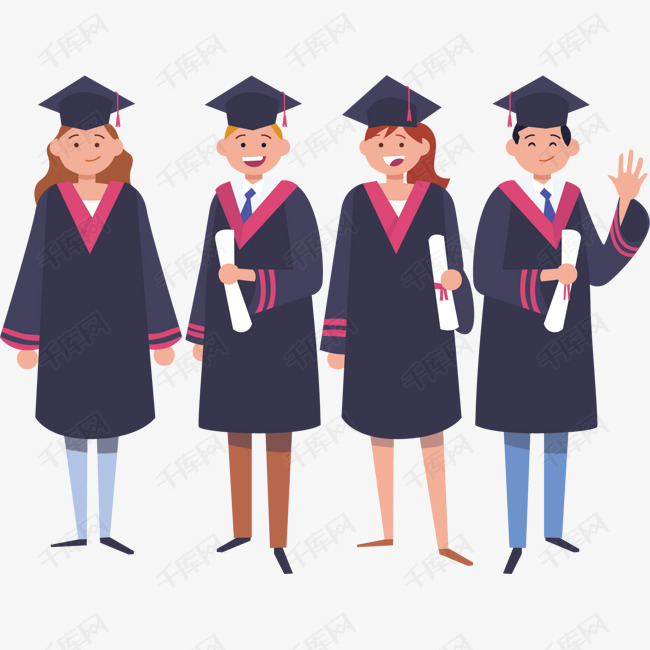 毕业季学生集体合照