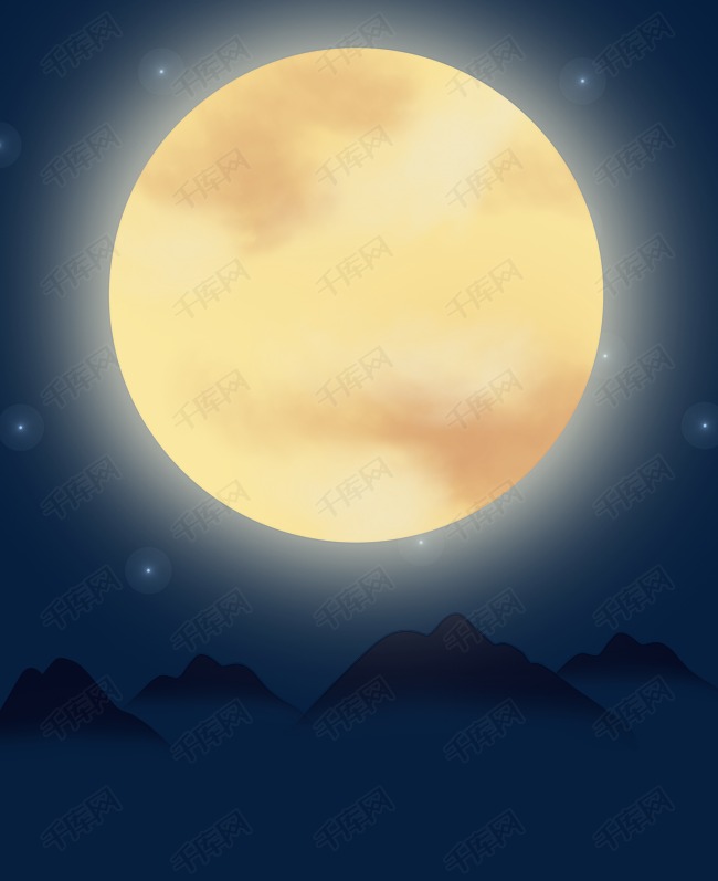 中秋节手绘月亮下载