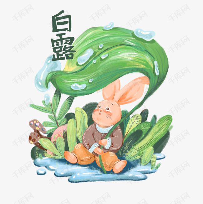 二十四节气之白露插画