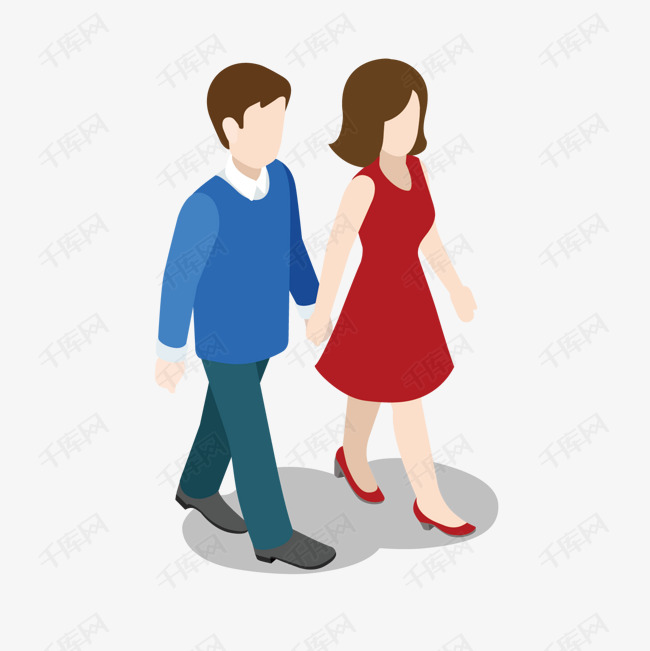 一对夫妻人物模型