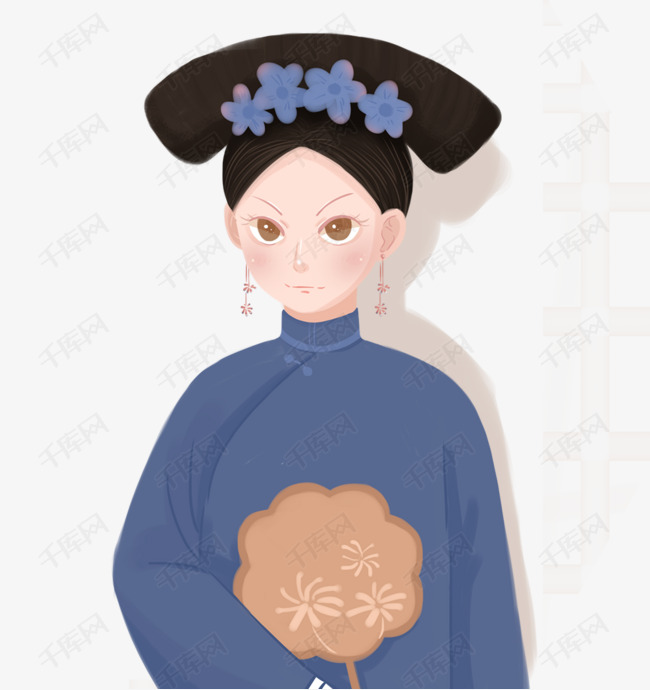 清朝宫廷古典美女