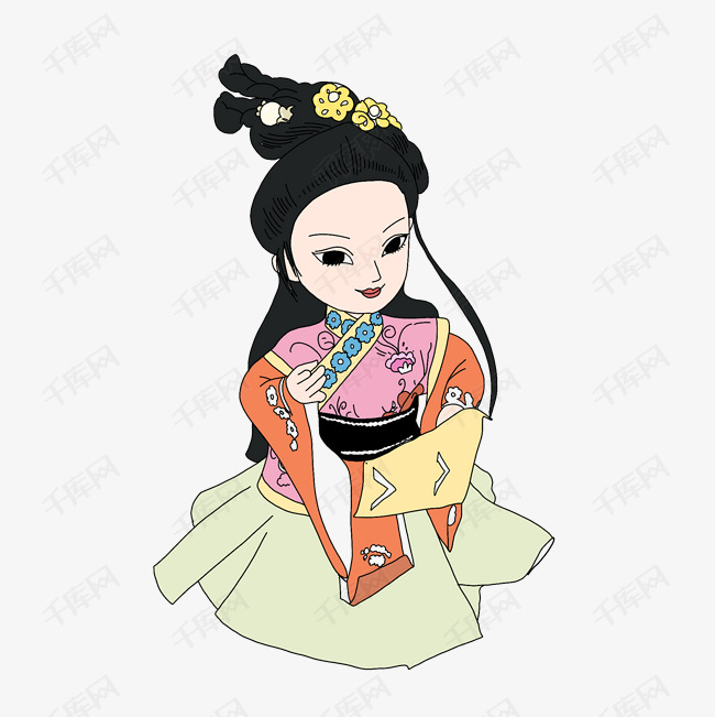 红楼梦贾惜春png免抠