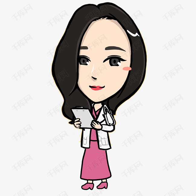 靓丽的女医生q版