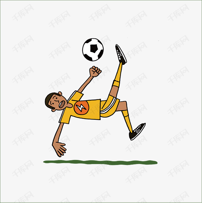 计算机矢量  少年足球  矢量人物  卡通矢量倒挂金钩