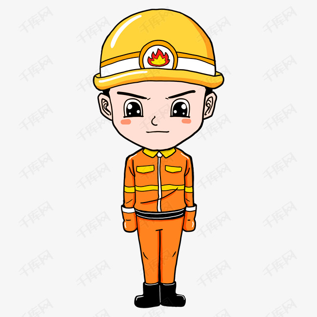 消防安全手绘插画素材图片免费下载_高清psd_千库网