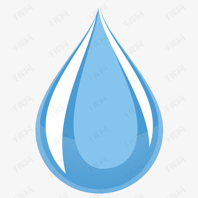卡通水滴矢量图下载