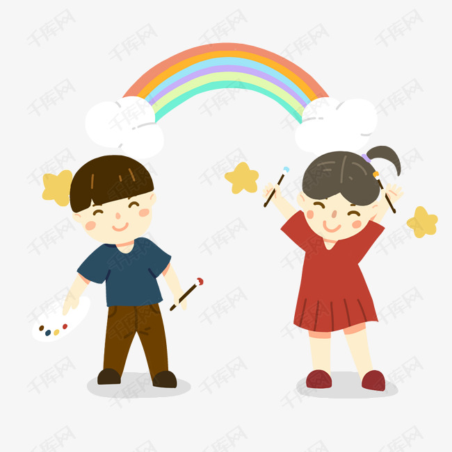 可爱的小学生上学学习场景小学生放学回家