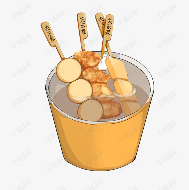 热乎乎的冬季美食关东煮
