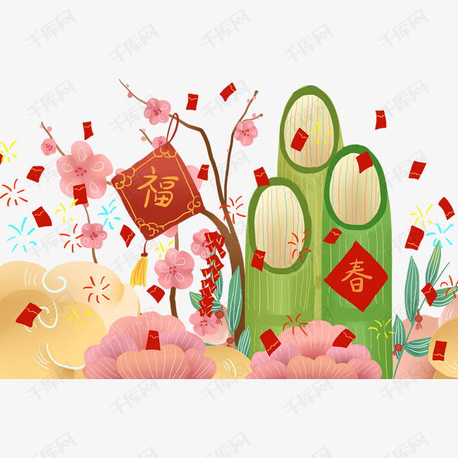 春节背景png下载