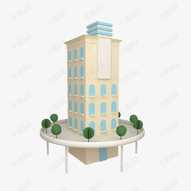 建筑城市高楼大厦c4d