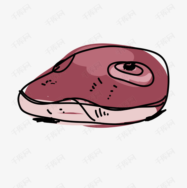 卡通牛肉png下载