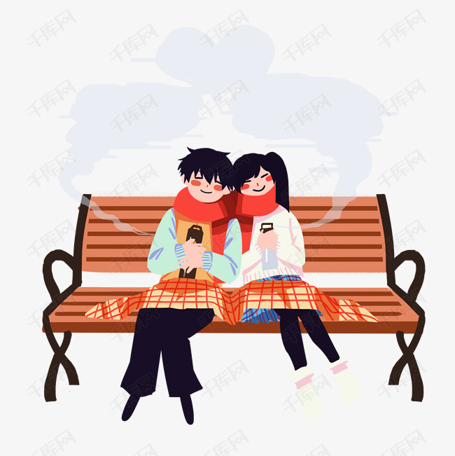 取暖插画的素材免抠                                人物插画设计