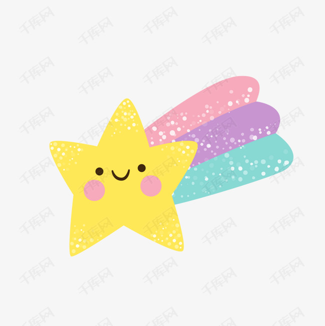 手绘可爱星星矢量图的素材免抠卡通星星彩色可爱手绘星星背景装饰矢量