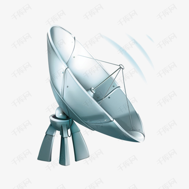 灰色创意雷达元素