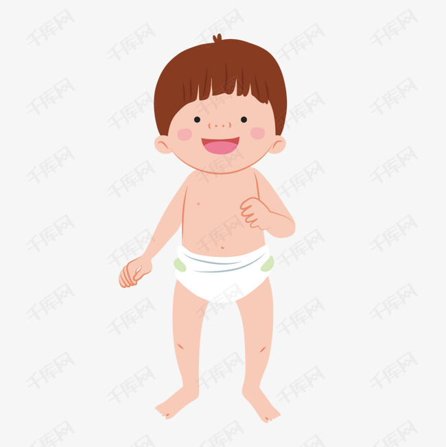 站立的男婴矢量图的素材免抠卡通人物卡通婴儿矢量图男婴背景装饰小