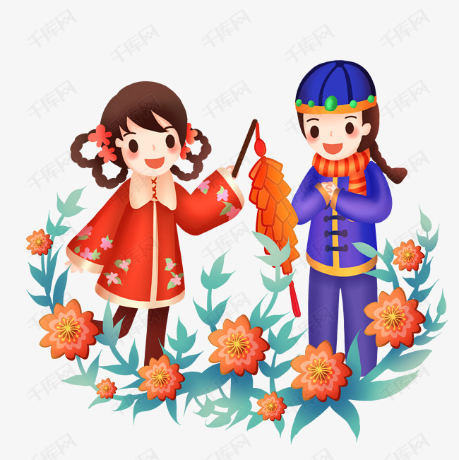 2019新年可爱兄妹拜年
