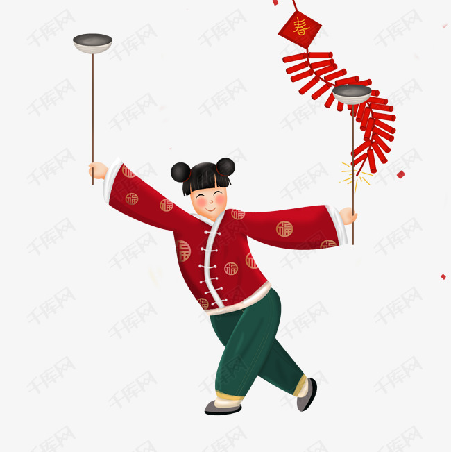 春节传统民间技艺人物
