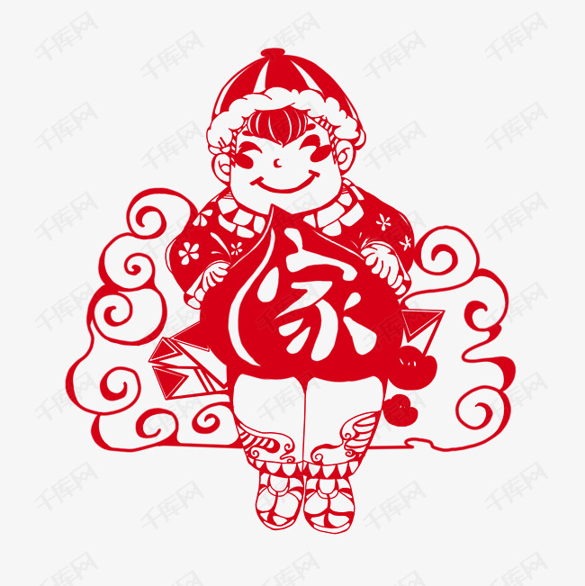 剪纸风                                        大团圆