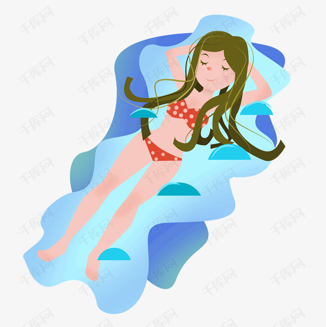 比基尼模特美女免抠图