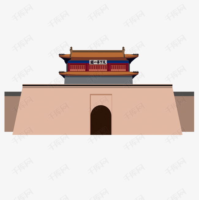 古代高高的城墙免扣图
